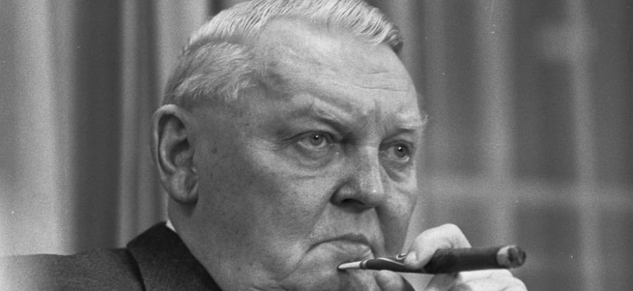 Ludwig Erhard, ministro dell'Economia tedesco della ricostruzione